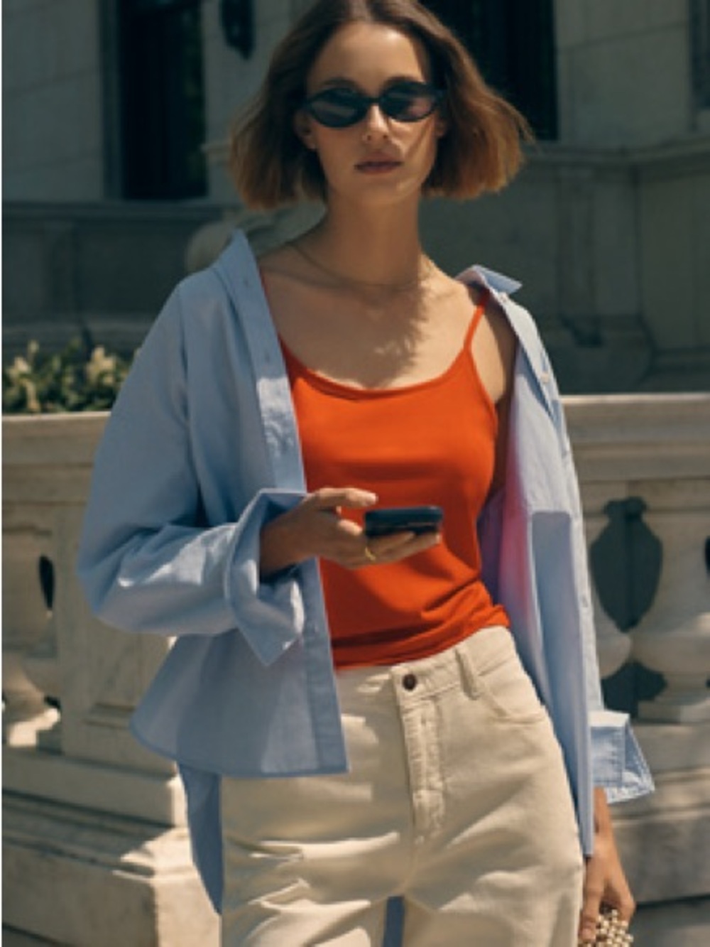 MAEVE KATE 100% COTTON CLASSIC BUTTONDOWN SHIRT